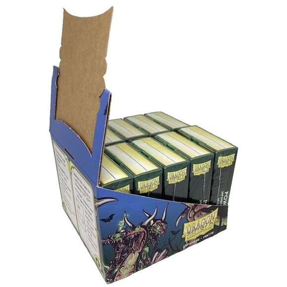 Dragon Shield Japanese Sz Power Card Sleeves Case 10 Boxes Mecha Aemula 600 NEW - Picture 2 of 11
